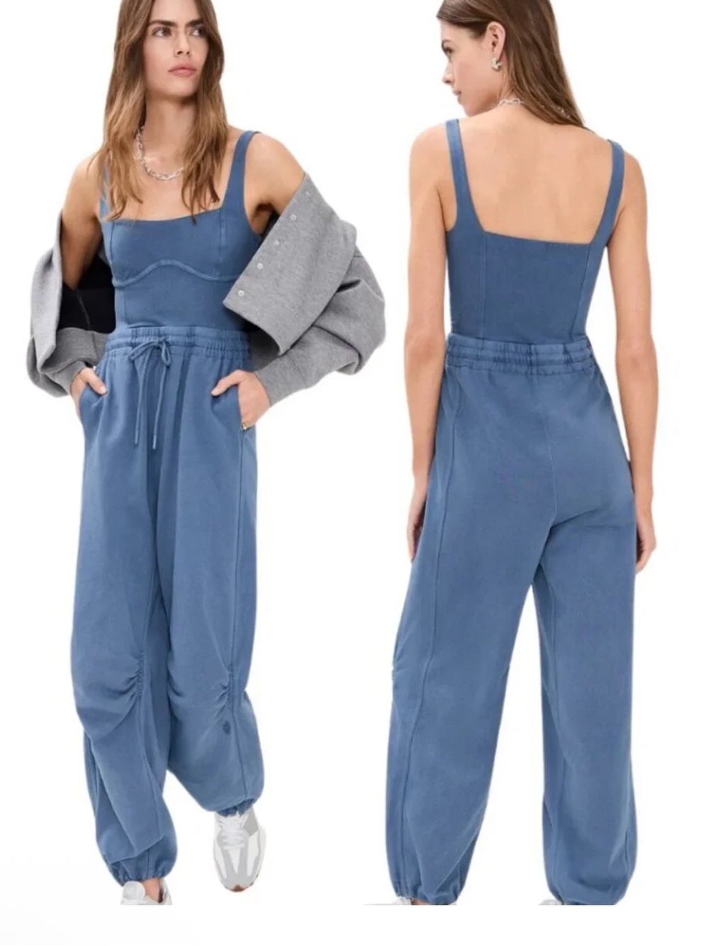 NEW Free people movement inbound onsite Jumpsuit size XS Drawstring Waist